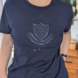 Lauren Ralph Lauren - NWOT navy beaded t-shirt - XL